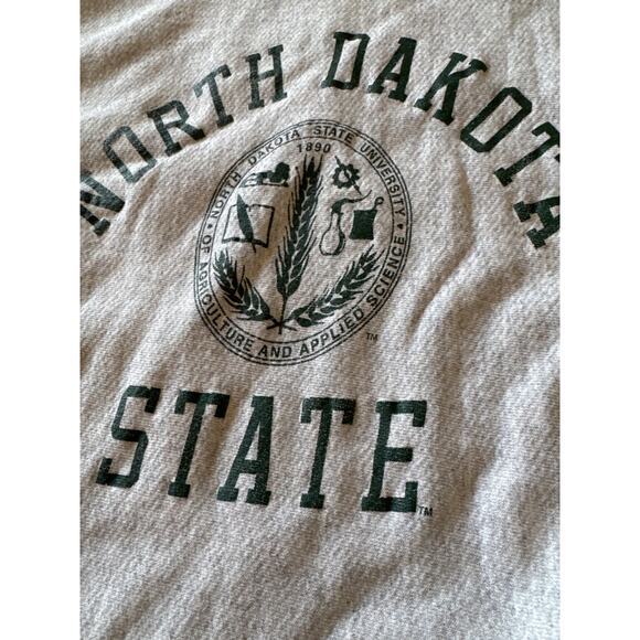 Vintage North Dakota State Jansport Reverse Weave XXL Heather Gray Crewneck - Picture 4 of 9